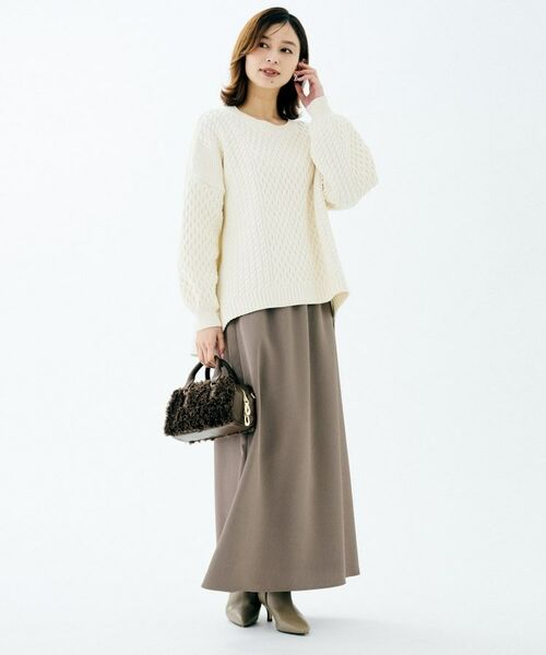 UNTITLED / アンタイトル ニット・セーター | 【TORRAZZO DONNA】ドッキングニットトップス | 詳細4