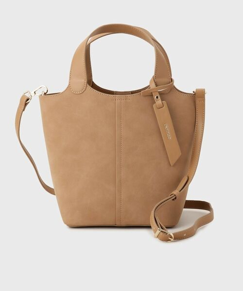 UNTITLED / アンタイトル トートバッグ | 【トレンド】ヌバックトート(キャメルブラウン(041))