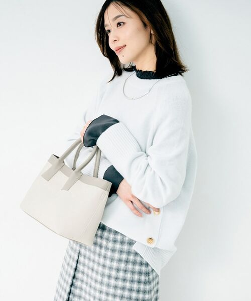 UNTITLED / アンタイトル トートバッグ | バイカラートート | 詳細11