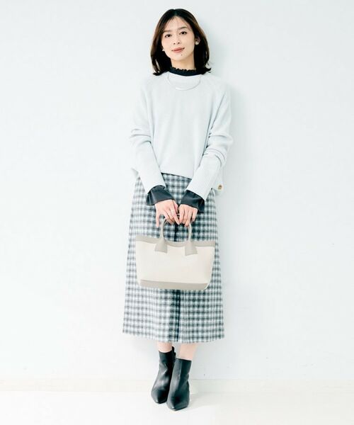 UNTITLED / アンタイトル トートバッグ | バイカラートート | 詳細12