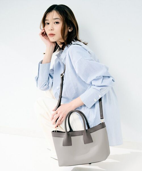 UNTITLED / アンタイトル トートバッグ | バイカラートート | 詳細13