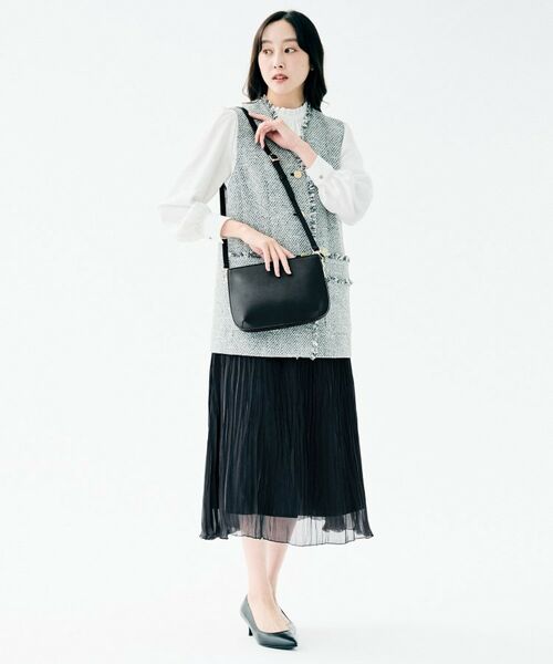 UNTITLED / アンタイトル ショルダーバッグ | スプリットレザーフラットショルダー | 詳細12