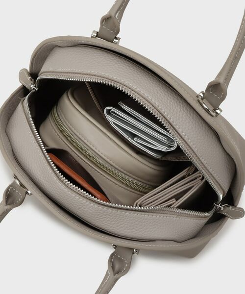 UNTITLED / アンタイトル ボストンバッグ | スプリットレザーラウンドボストンバッグ | 詳細8