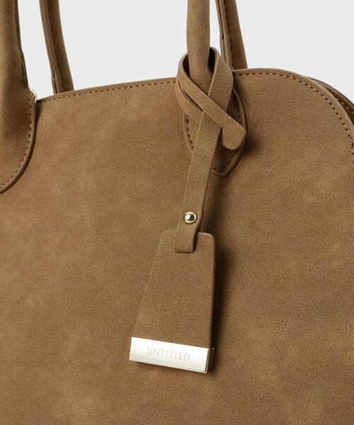 UNTITLED / アンタイトル トートバッグ | スエード調ZIPトート | 詳細11