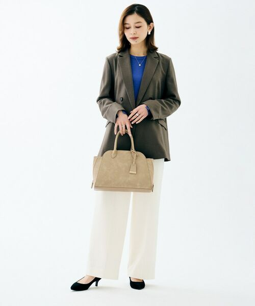 UNTITLED / アンタイトル トートバッグ | スエード調ZIPトート | 詳細14