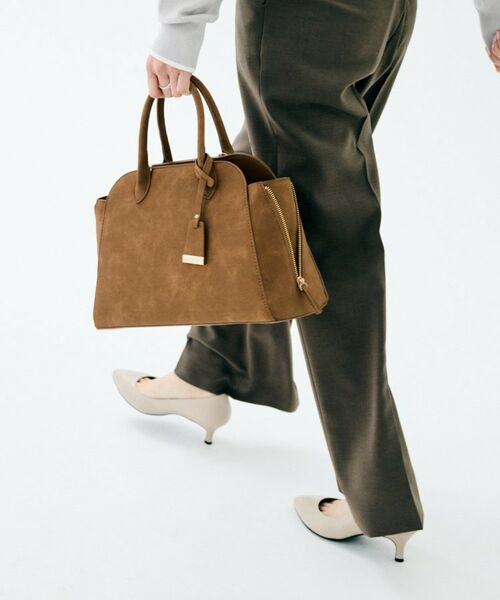 UNTITLED / アンタイトル トートバッグ | スエード調ZIPトート | 詳細15