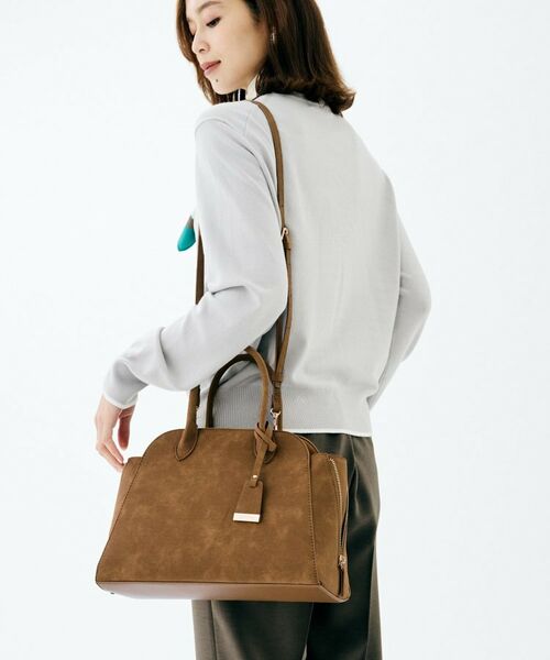 UNTITLED / アンタイトル トートバッグ | スエード調ZIPトート | 詳細16