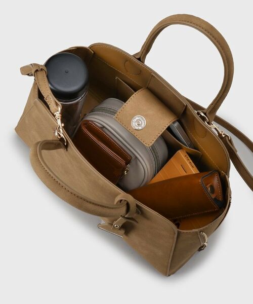 UNTITLED / アンタイトル トートバッグ | スエード調ZIPトート | 詳細8