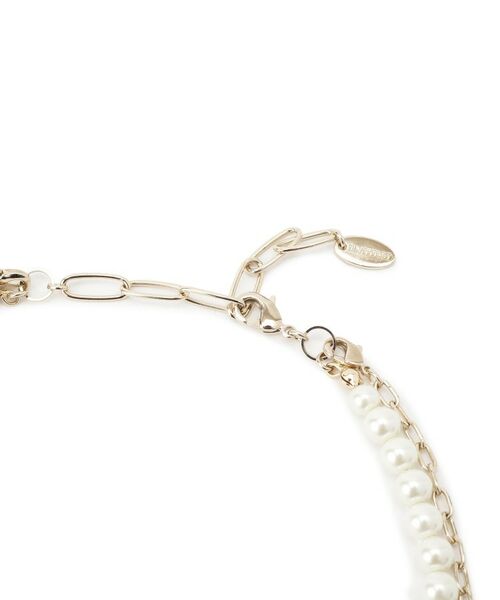 UNTITLED / アンタイトル ネックレス・ペンダント・チョーカー | 【Made In Japan】ガラスパールレイヤードネックレス | 詳細3