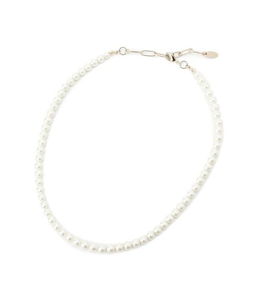 UNTITLED / アンタイトル ネックレス・ペンダント・チョーカー | 【Made In Japan】ガラスパールレイヤードネックレス | 詳細5