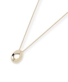 UNTITLED / アンタイトル ネックレス・ペンダント・チョーカー | 【ステンレスチェーン】モダンビーンズトップ