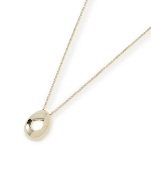 UNTITLED / アンタイトル ネックレス・ペンダント・チョーカー | 【ステンレスチェーン】モダンビーンズトップ | 詳細1