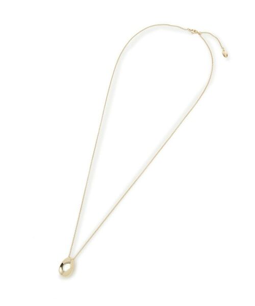 UNTITLED / アンタイトル ネックレス・ペンダント・チョーカー | 【ステンレスチェーン】モダンビーンズトップ | 詳細2