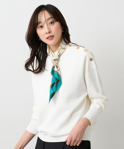 UNTITLED / アンタイトル ニット・セーター | ミラノリブプルオーバー（オフホワイト(003)）