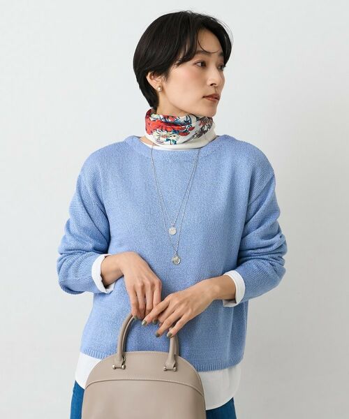 UNTITLED / アンタイトル ニット・セーター | ファンシーヤーンニット（ブルー(091)）