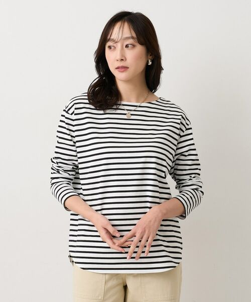 UNTITLED / アンタイトル カットソー | ラウンドテールジャージプルオーバー（オフホワイト(303)）