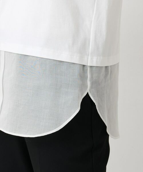 UNTITLED / アンタイトル カットソー | 【洗える/レイヤードTシャツ】シャツディテールレイヤードプルオーバー | 詳細11