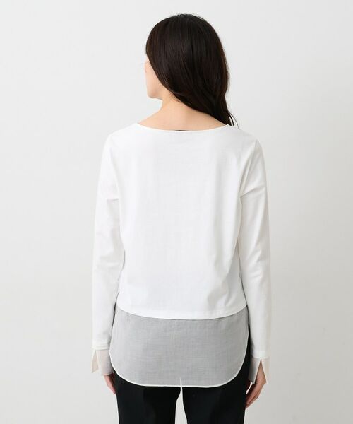 UNTITLED / アンタイトル カットソー | 【洗える/レイヤードTシャツ】シャツディテールレイヤードプルオーバー | 詳細8