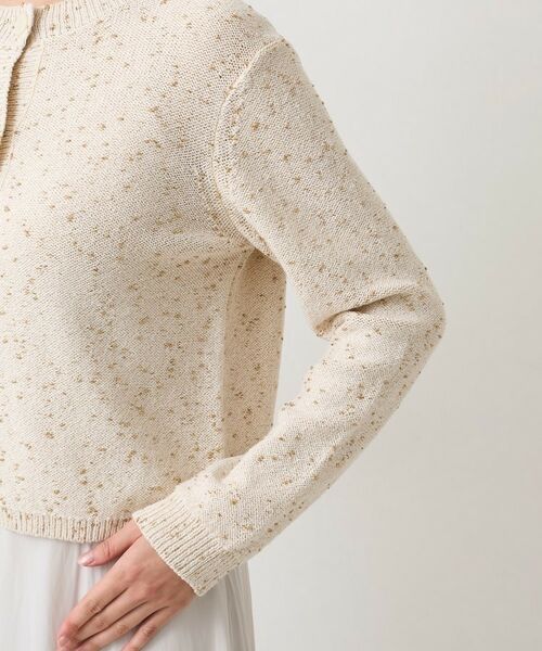 UNTITLED / アンタイトル カーディガン・ボレロ | ラメノット ニットカーディガン | 詳細14
