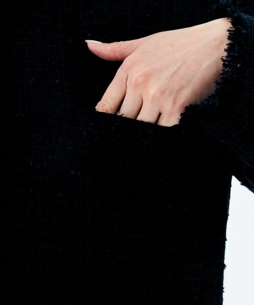 UNTITLED / アンタイトル ノーカラージャケット | ファンシーツイード ジャケット | 詳細21