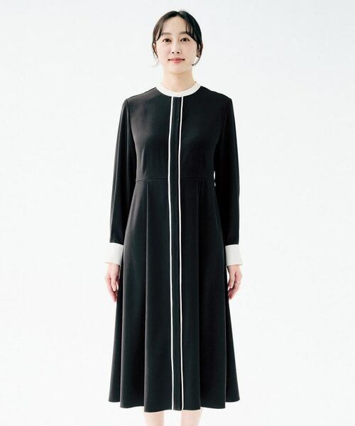 UNTITLED / アンタイトル ロング・マキシ丈ワンピース | バイカラー ワンピース | 詳細10