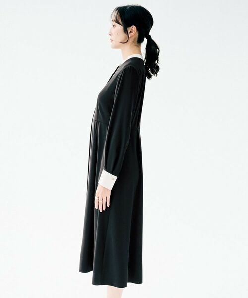 UNTITLED / アンタイトル ロング・マキシ丈ワンピース | バイカラー ワンピース | 詳細11