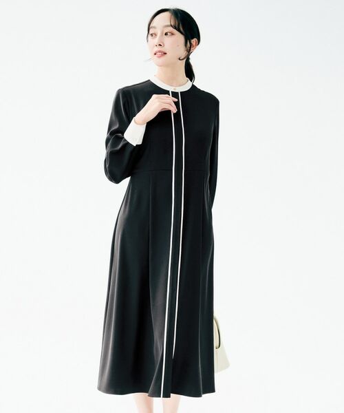 UNTITLED / アンタイトル ロング・マキシ丈ワンピース | バイカラー ワンピース | 詳細2