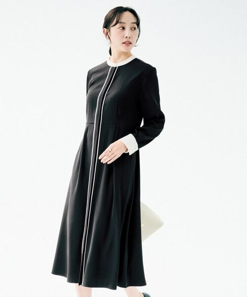 UNTITLED / アンタイトル ロング・マキシ丈ワンピース | バイカラー ワンピース | 詳細3