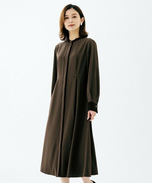 UNTITLED / アンタイトル ロング・マキシ丈ワンピース | バイカラー ワンピース | 詳細6