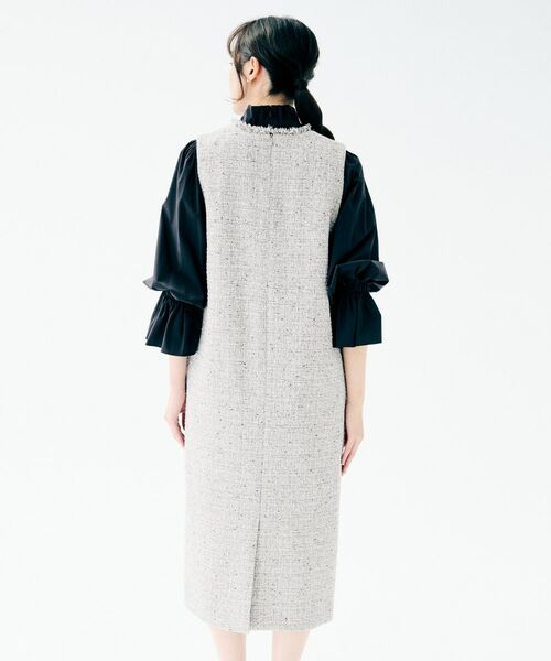 UNTITLED / アンタイトル ミニ丈・ひざ丈ワンピース | ツイード ジャンパースカート | 詳細12