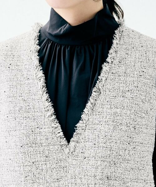 UNTITLED / アンタイトル ミニ丈・ひざ丈ワンピース | ツイード ジャンパースカート | 詳細13