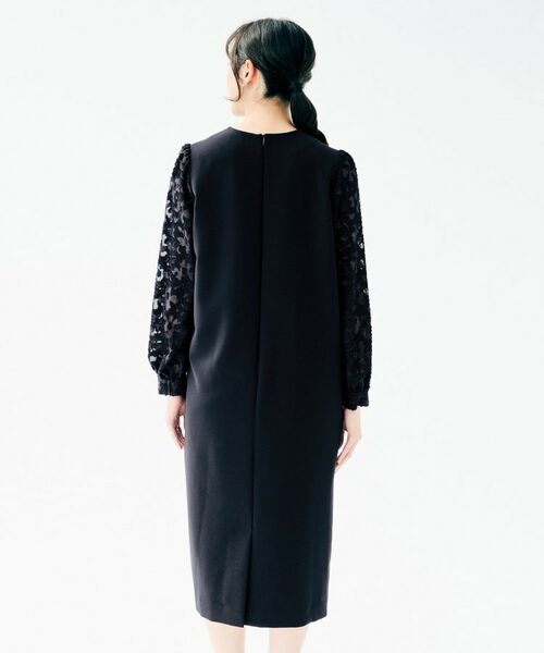 UNTITLED / アンタイトル ミニ丈・ひざ丈ワンピース | カットジャカードスリーブ ワンピース | 詳細12