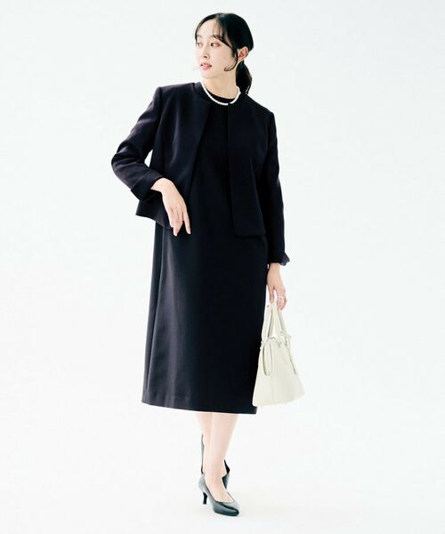 UNTITLED / アンタイトル ミニ丈・ひざ丈ワンピース | カットジャカードスリーブ ワンピース | 詳細8