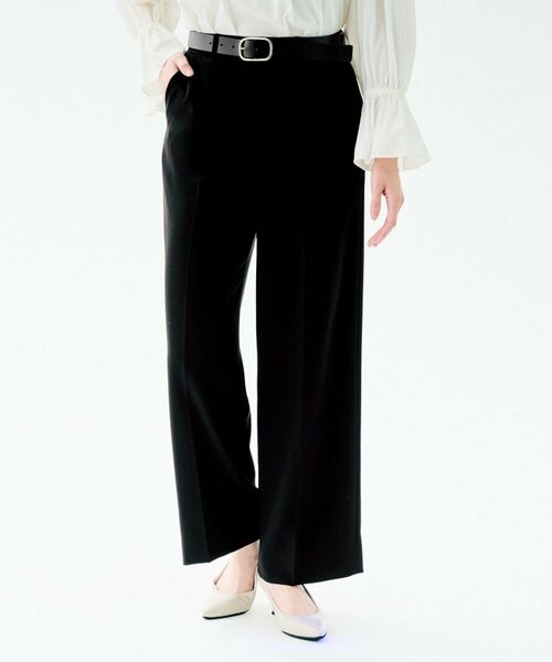 UNTITLED / アンタイトル パンツ | ワイドパンツ(ブラック(019))