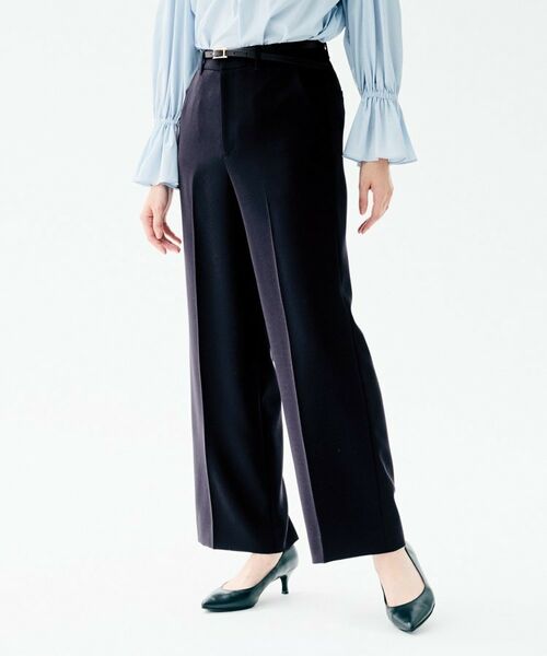 UNTITLED / アンタイトル パンツ | ワイドパンツ(ネイビー(094))