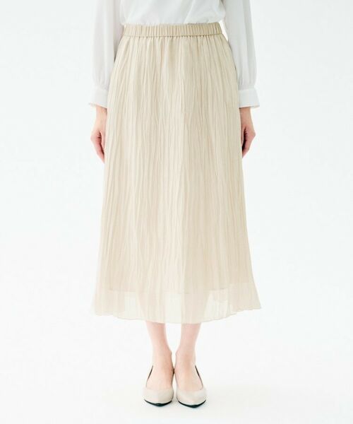 UNTITLED / アンタイトル ロング・マキシ丈スカート | シャイニープリーツスカート | 詳細10