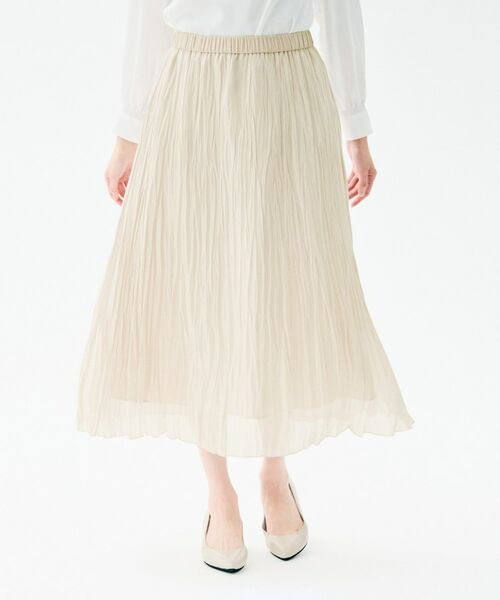 UNTITLED / アンタイトル ロング・マキシ丈スカート | シャイニープリーツスカート | 詳細2