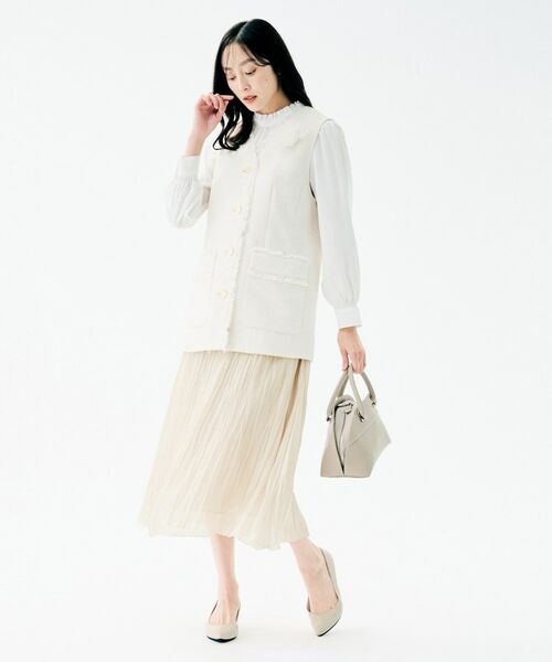 UNTITLED / アンタイトル ロング・マキシ丈スカート | シャイニープリーツスカート | 詳細4