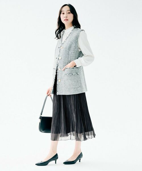 UNTITLED / アンタイトル ロング・マキシ丈スカート | シャイニープリーツスカート | 詳細8