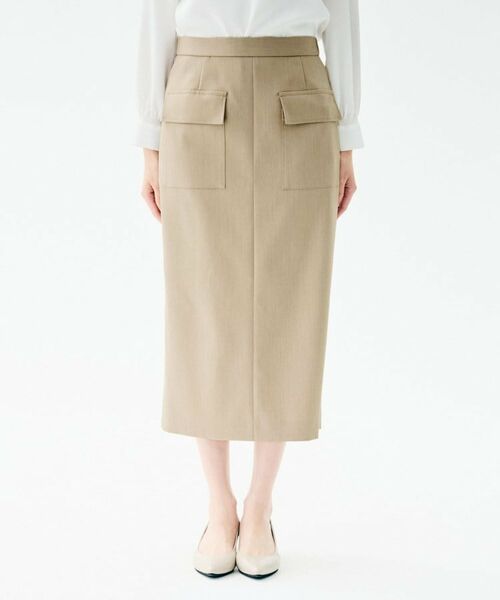 UNTITLED / アンタイトル ロング・マキシ丈スカート | アウトポケット ナロースカート | 詳細10