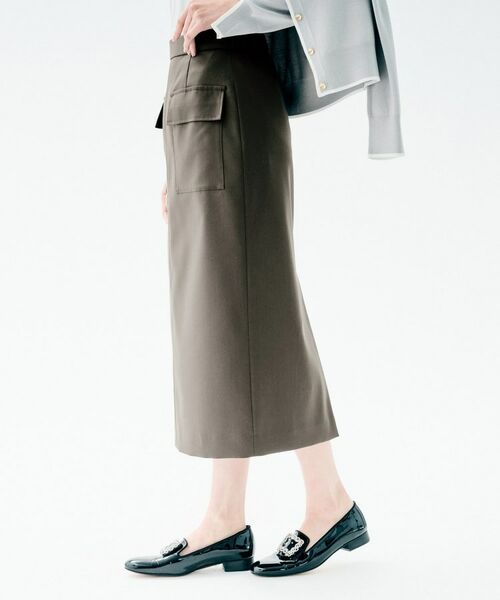 UNTITLED / アンタイトル ロング・マキシ丈スカート | アウトポケット ナロースカート | 詳細2