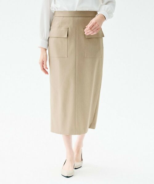 UNTITLED / アンタイトル ロング・マキシ丈スカート | アウトポケット ナロースカート | 詳細6
