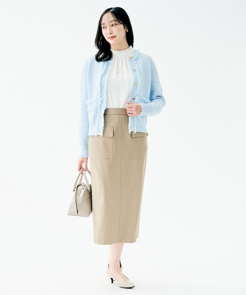 UNTITLED / アンタイトル ロング・マキシ丈スカート | アウトポケット ナロースカート | 詳細8