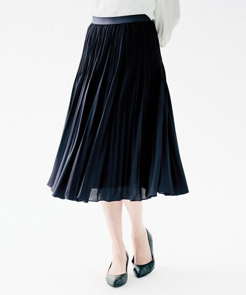 UNTITLED / アンタイトル スカート | デシン プリーツスカート | 詳細6