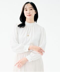 UNTITLED / アンタイトル シャツ・ブラウス | ハイネックフリル ブラウス