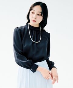 UNTITLED / アンタイトル シャツ・ブラウス | ハイネックフリル ブラウス