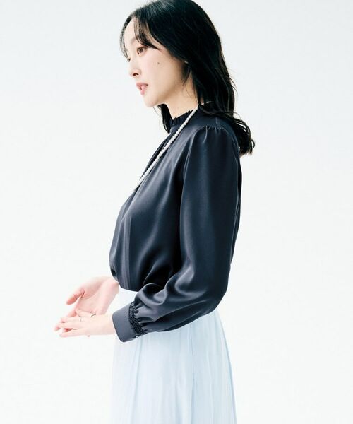 UNTITLED / アンタイトル シャツ・ブラウス | ハイネックフリル ブラウス | 詳細11