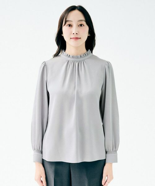 UNTITLED / アンタイトル シャツ・ブラウス | ハイネックフリル ブラウス | 詳細14