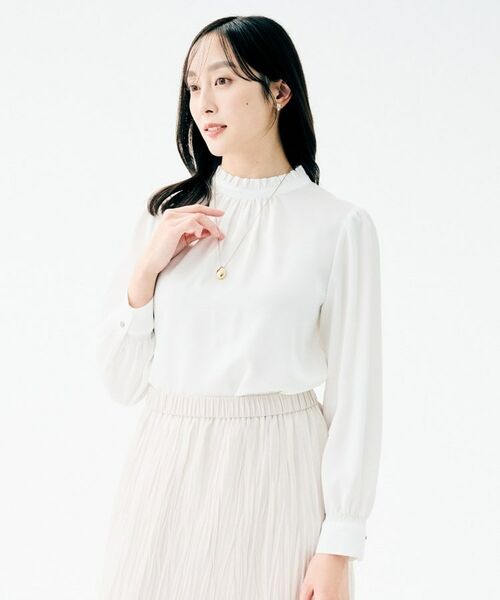 UNTITLED / アンタイトル シャツ・ブラウス | ハイネックフリル ブラウス | 詳細3