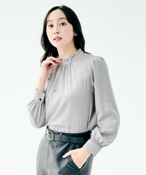 UNTITLED / アンタイトル シャツ・ブラウス | ハイネックフリル ブラウス | 詳細6